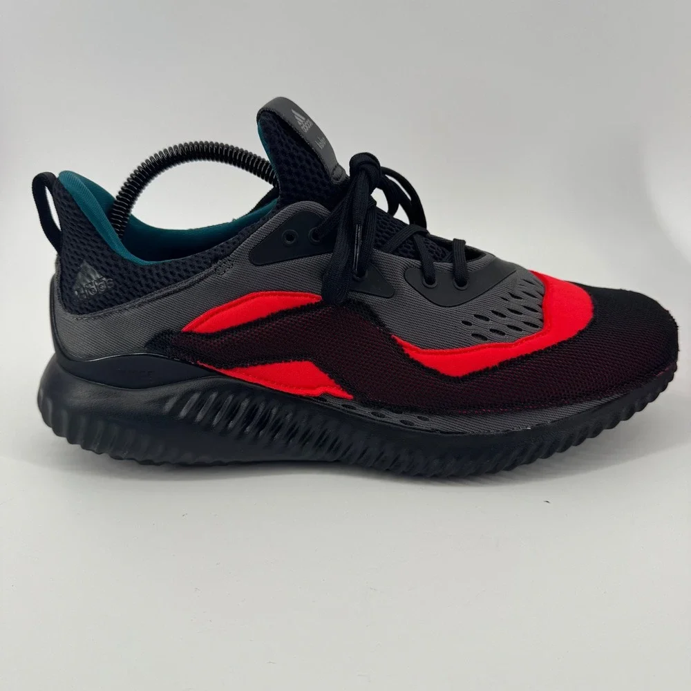 Adidas x Kolor Alphabounce Mens Black Red Grey Running Shoes AC7019 Size 9